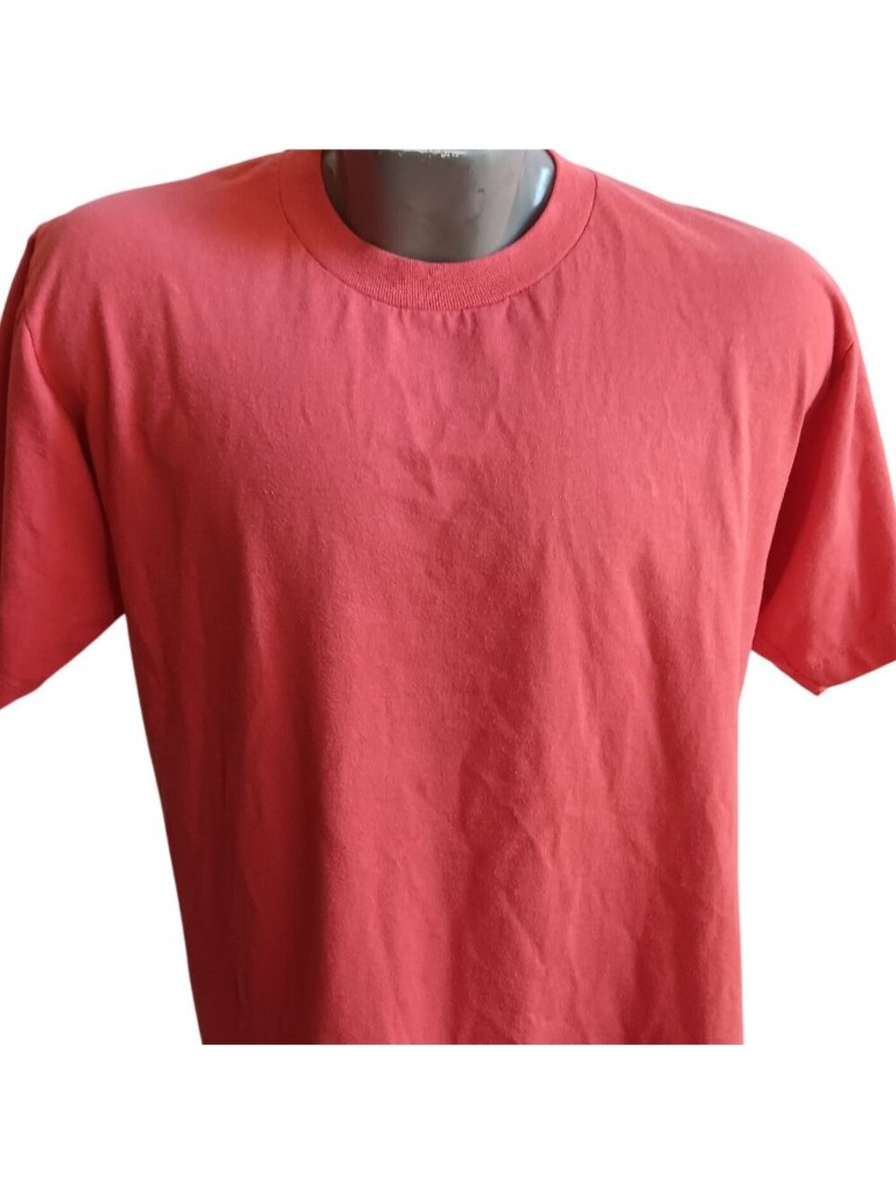 Sunbelt USA Vintage Men's T-shirt XL Pink 1990's Grunge Buttery Plain Pink Tee
